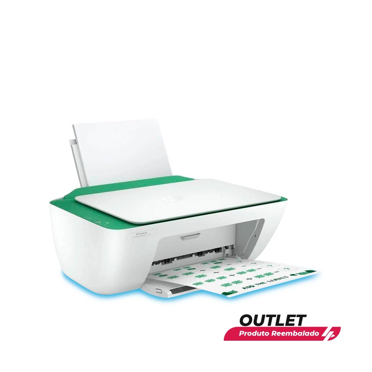 Usado: Impressora HP Multifuncional DeskJet Ink Advantage 2376