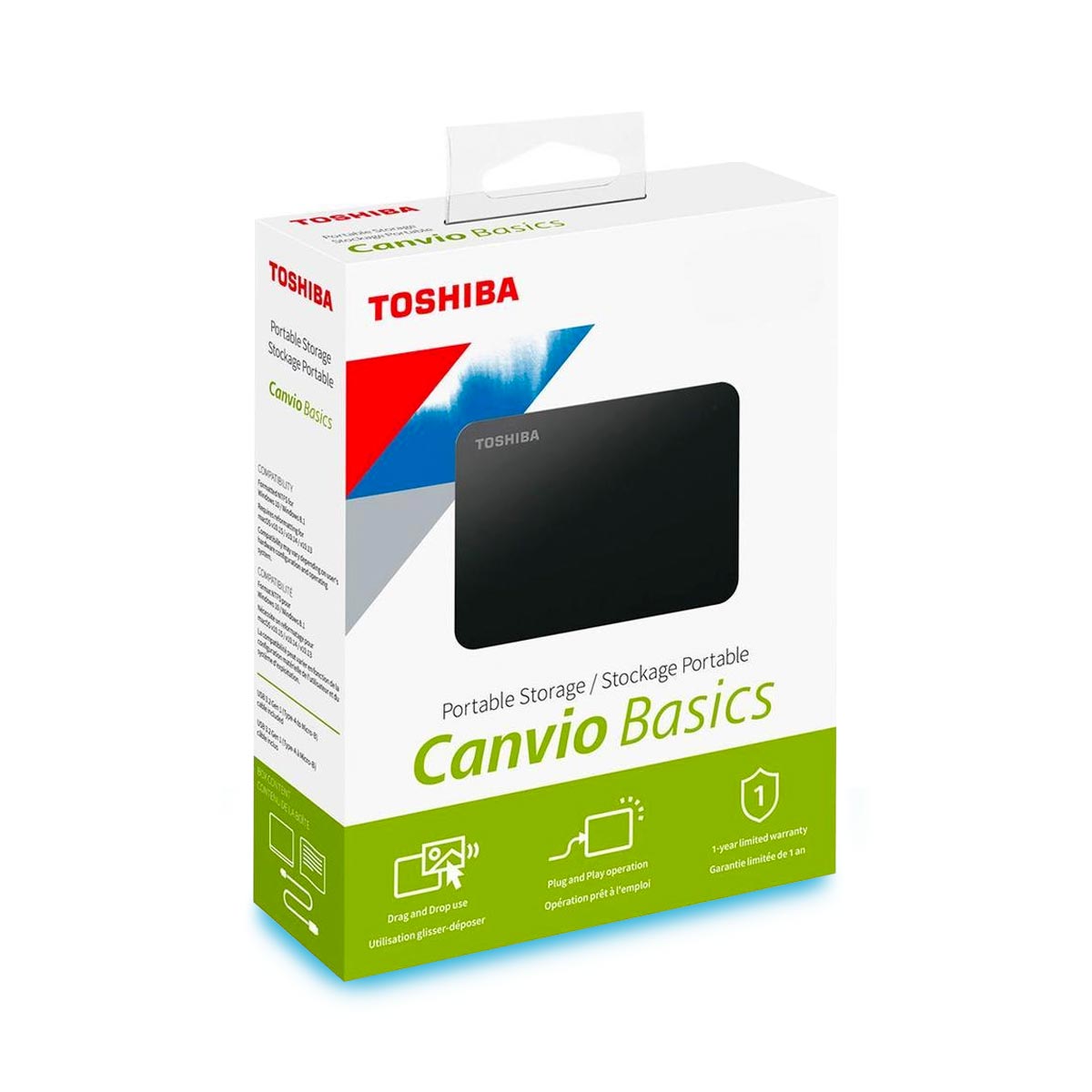 HD Externo Toshiba Canvio Basics 2TB HDTB420XK3AA I