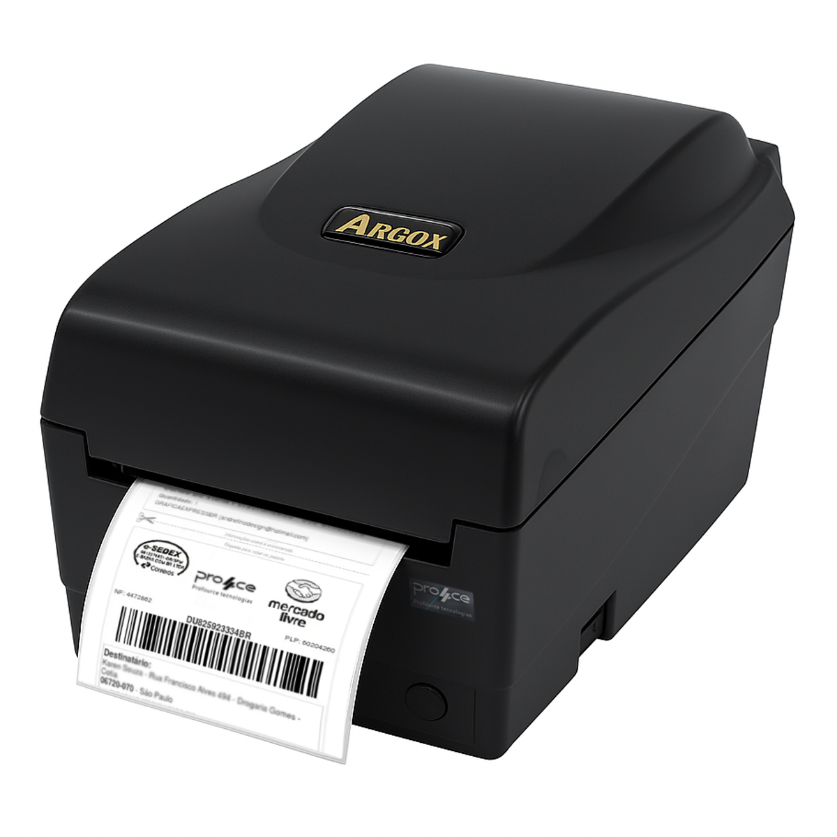 Impressora de Etiqueta Argox OS-214 EX PRO Serial/USB/Ethernet Preta
