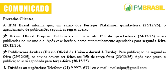 COMUNICADO - FESTEJOS NATALINOS