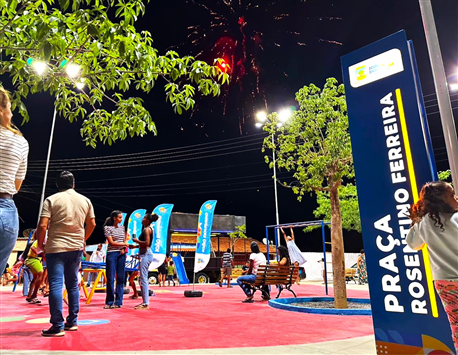  PRAÇA ROSENTINO FERREIRA EM GAMELEIRA É INAUGURADA