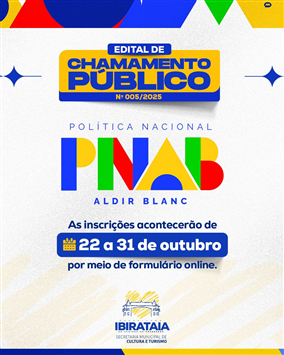 CHAMAMENTO PÚBLICO