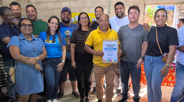 PREFEITURA DE BUERAREMA ASSINA ORDEM DE SERVIÇO PARA PAVIMENTAÇÃO DAS RUAS DO BAIRRO NOSSA SENHORA APARECIDA