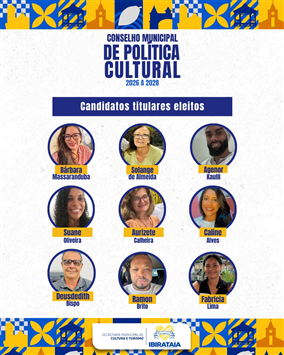 Aconteceu nessa sexta-feira, 23, em Ibirataia, a eleição para formação do Conselho Municipal de Política Cultural