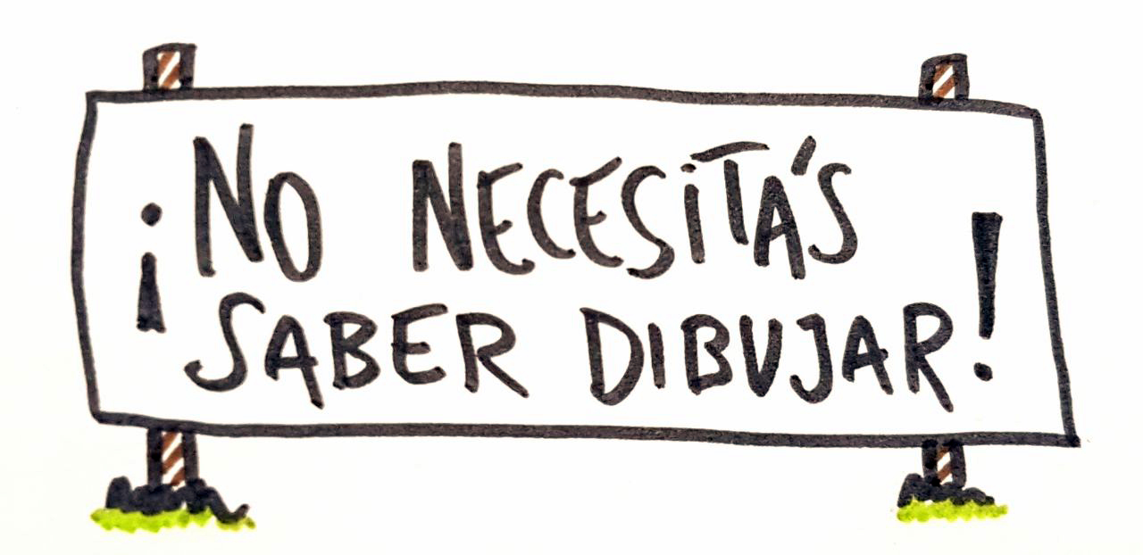 No necesitás saber dibujar