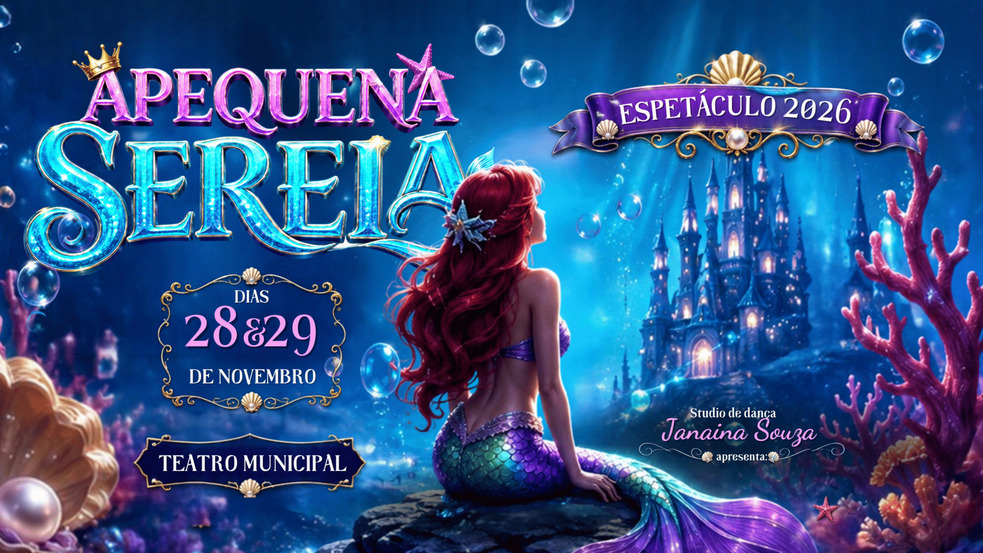 A Pequena Sereia dia 29/11