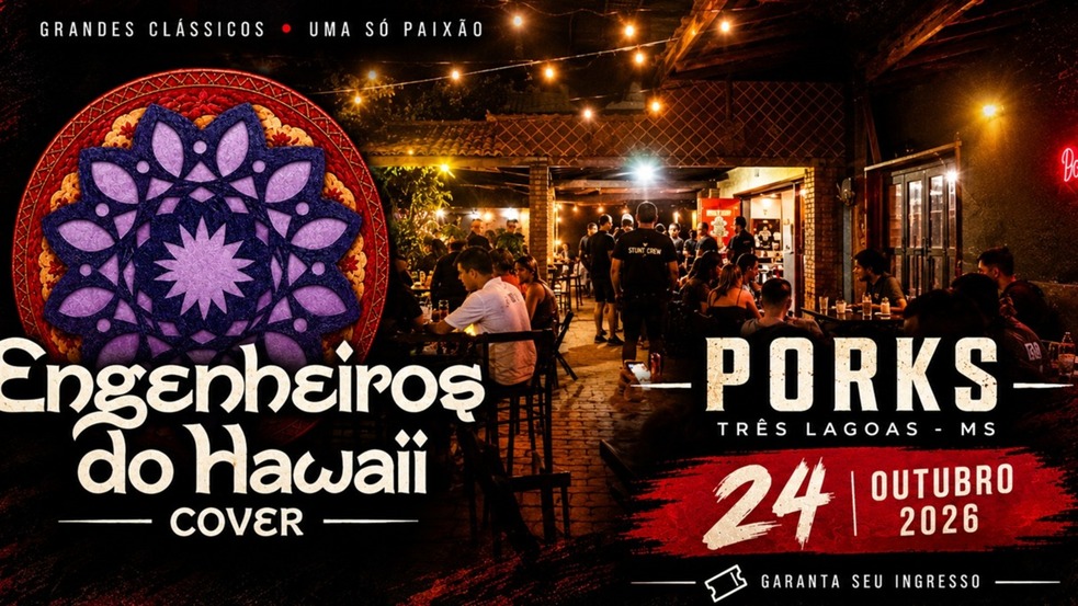 Engenheiros do Hawaii Cover - PORKS TRÊS LAGOAS