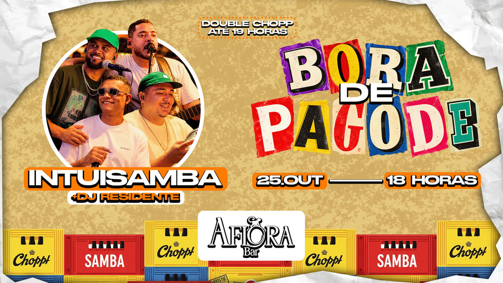 DOMINGO - BORA DE PAGODE