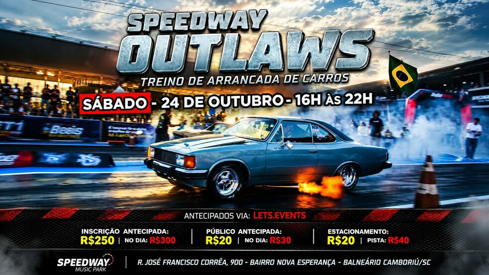 SPEEDWAY OUTLAWS no SÁBADO