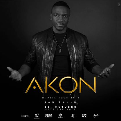 akon no brasil