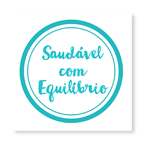 logo saudavel com equilibrio
