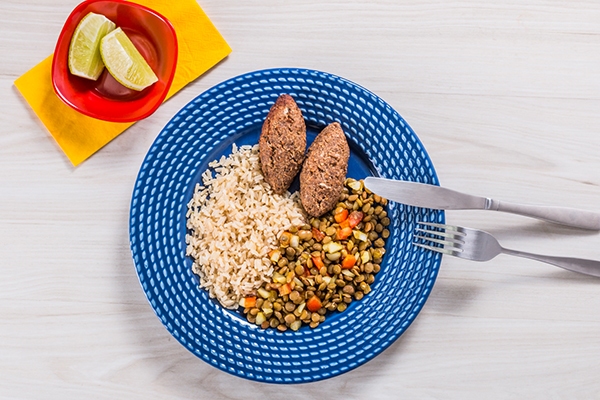 Comida congelada saborosa