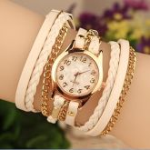 Relógio Quartz, Resistente, Pulseira de Couro. Frete Grátis.