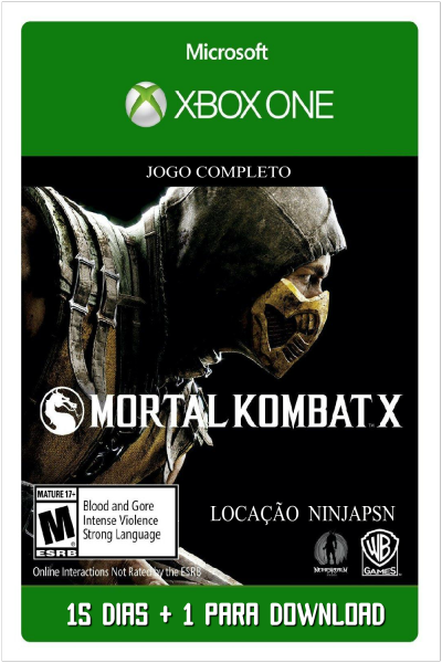 MORTAL KOMBAT X - 15 DIAS + 1