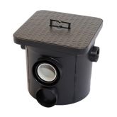 CAIXA GORDURA MALLTON 10LT PEQUENA PRETA