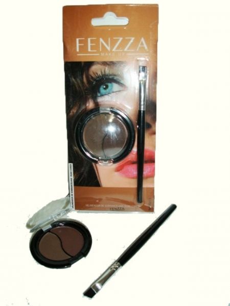 Delineador de Sobrancelha Fenzza - Duo Sombra + Pincel