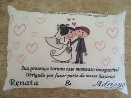 Almofada Personalizada (10cmx15cm) para lembrancinha.