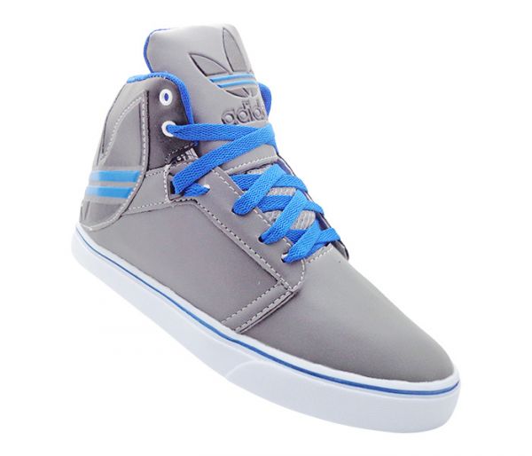 TÊNIS ADIDAS EXTABALL PRO CANO MÉDIO GRAFITE E AZUL