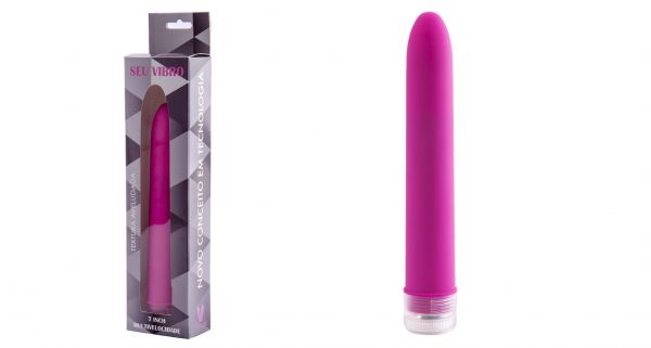 VIBRADOR PERSONAL TOQUE AVELUDADO 17 X 2,5CM