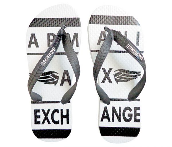 Chinelo Armani Exchange Branco