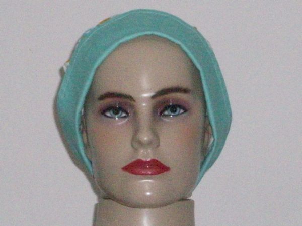 Touca cirúrgica modelo Erika em tecido tricoline - com elástico.