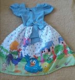 Vestido Galinha Pintadinha