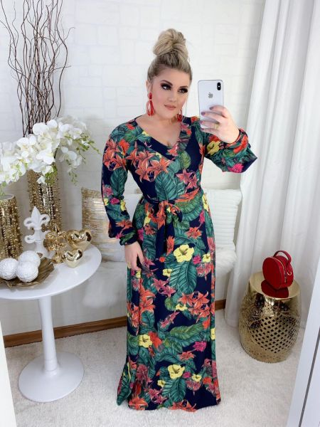 Vestidos Longos  tamanho único veste do P ao g