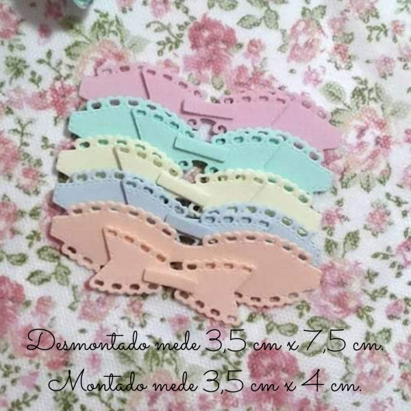 Laço rendado pegue e monte