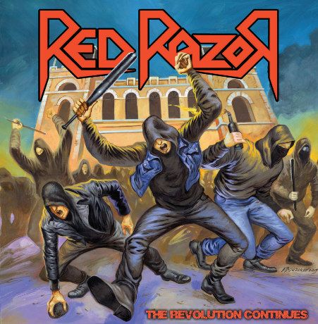 RED RAZOR - The Revolution Continues (2º Album, 2019) (cd nacional/acrílico)
