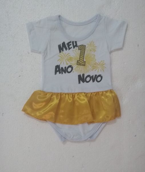 Body com Calça Personagens - Ano Novo Menina - Tam.G