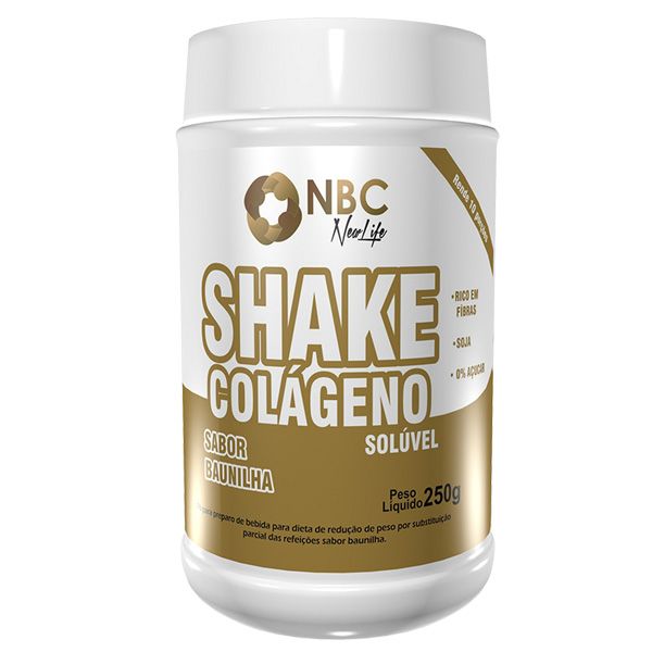 Shake de colágeno - Baunilha 250g 10 porções