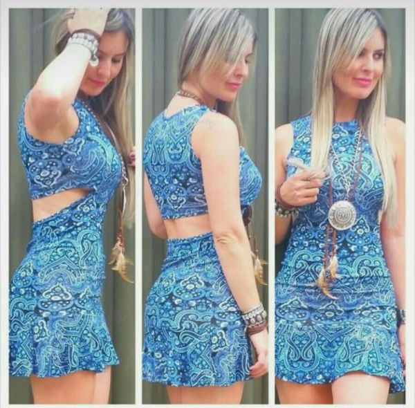 Vestido sereia curto
