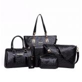Kit 6 Bolsas  Mensageiro Lady Day Clutch Tote Bolsas