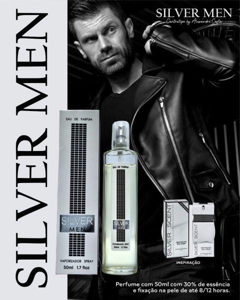 PERFUME SILVER MEN - 50 ML