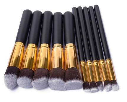 Pincéis de Make - 10 peças