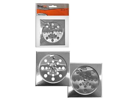 GRELHA INOX BESTFER ROTA QUAD 10X10 S/CAIXILHO