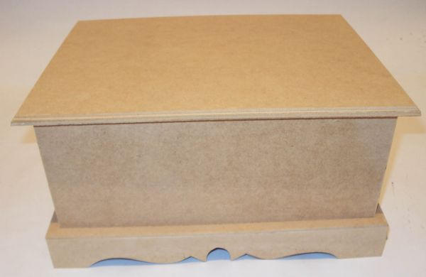 CÓD-CXB11 CAIXA BIJUTERIA COM DOBRADIÇA E DIVISÓRIAS 27X20X10