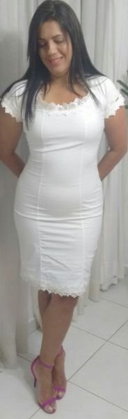 VESTIDO EM JACCARD C/ GRIPIR