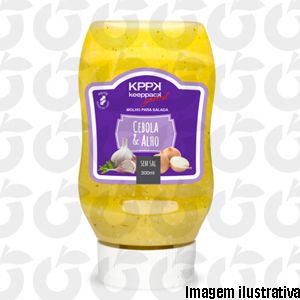 Molho Cebola e Alho Gourmet Zero Sódio 300 Gramas Keeppack