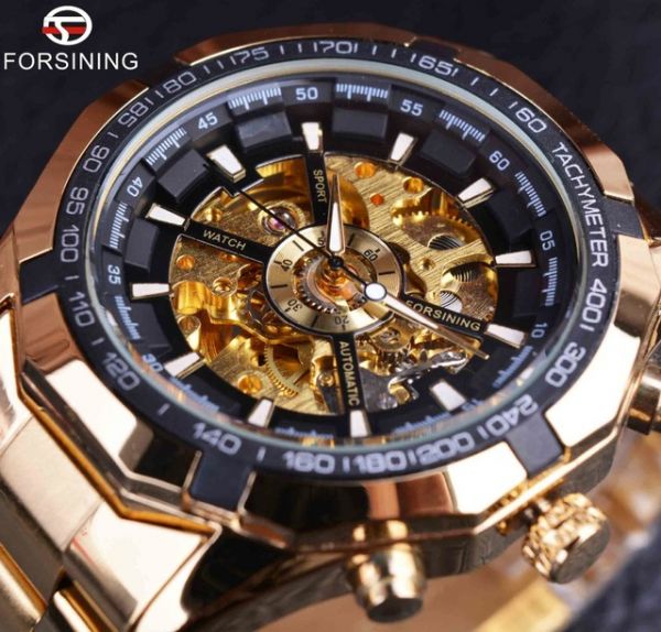 Relógio Masculino Automático De Luxo Esqueleto Homens Elegan