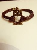 Pulseira com pingente de coruja COD - 009