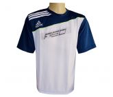 Camisa Adidas Dri Fit Branca e Azul MOD:76776 [1ª Linha]