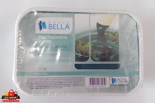 Cera Depilatória Quente Algas Com Menta Depilbella 500g