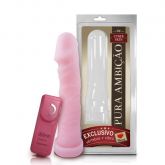 Prótese Vibrador Vértebra 18,5 X 4cm Sexy Fantasy