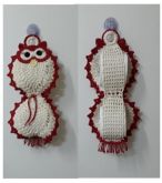 Porta papel higiênico corujinha em crochê coruja