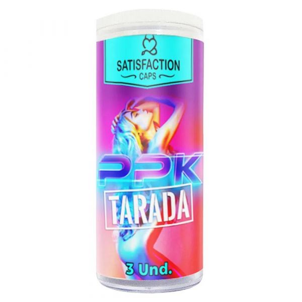 PPK TARADA BOLINHAS EM CÁPSULA 3 UNIDADES SATISFACTION CAPS