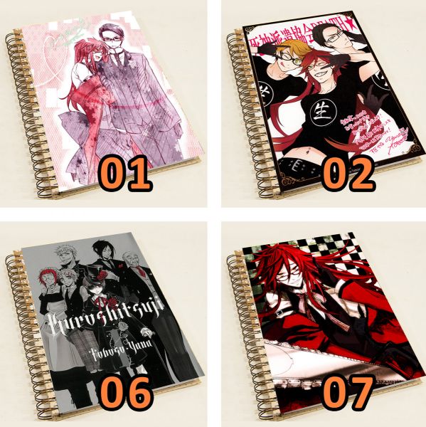 Kuroshitsuji - 25 Cadernos