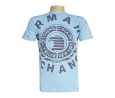 Camisa Armani Exchange Azul Piscina