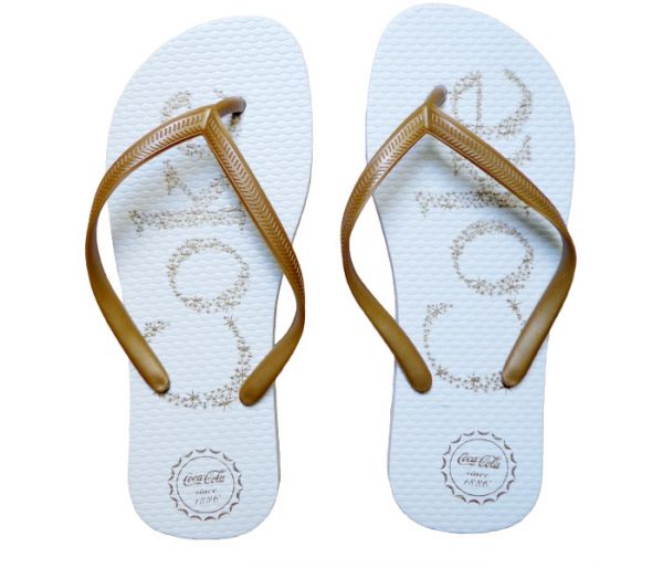 Chinelo Feminino Coca Cola Coke Branco 87