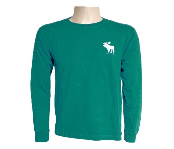 Camisa Abercrombie Manga longa Verde Escuro
